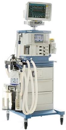 Наркозно-дыхательный аппарат Dräger модель Fabius Tiro 